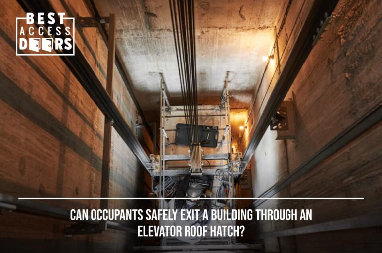 Can Occupants Safely Exit a Building Through an Elevator Roof Hatch?