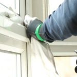 how to clean upvc window frames and sills