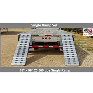 Trailer Loading Ramp Set - Single 8' x 18"